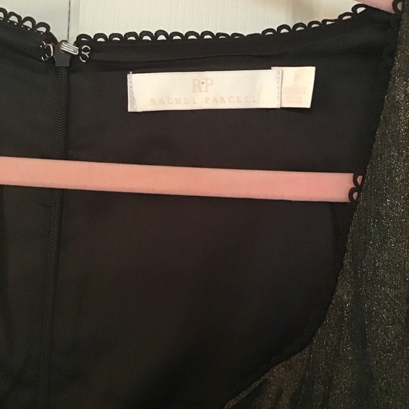 Rachel Parcell metallic square neckline dress Sz 8 - Picture 6 of 6